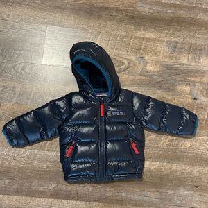 Patagonia Hi-loft hooded coat 3-6 month